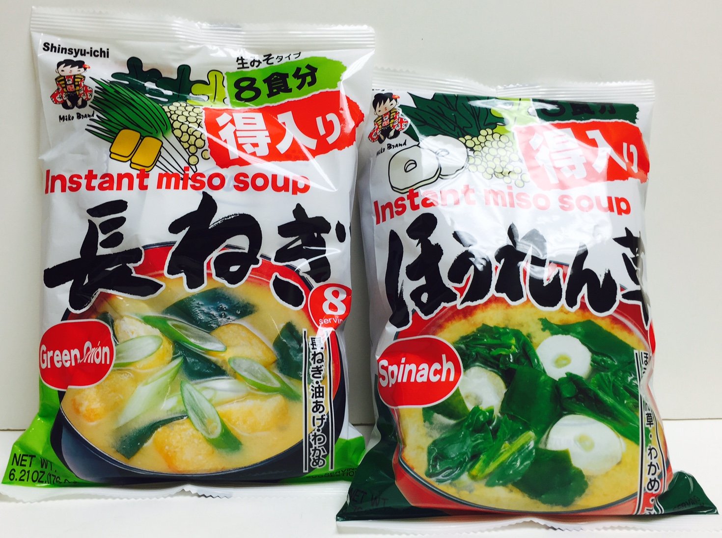 Amazon.com : Shinsyu-ichi Instant Miso Soup Assorted 2 Flavors